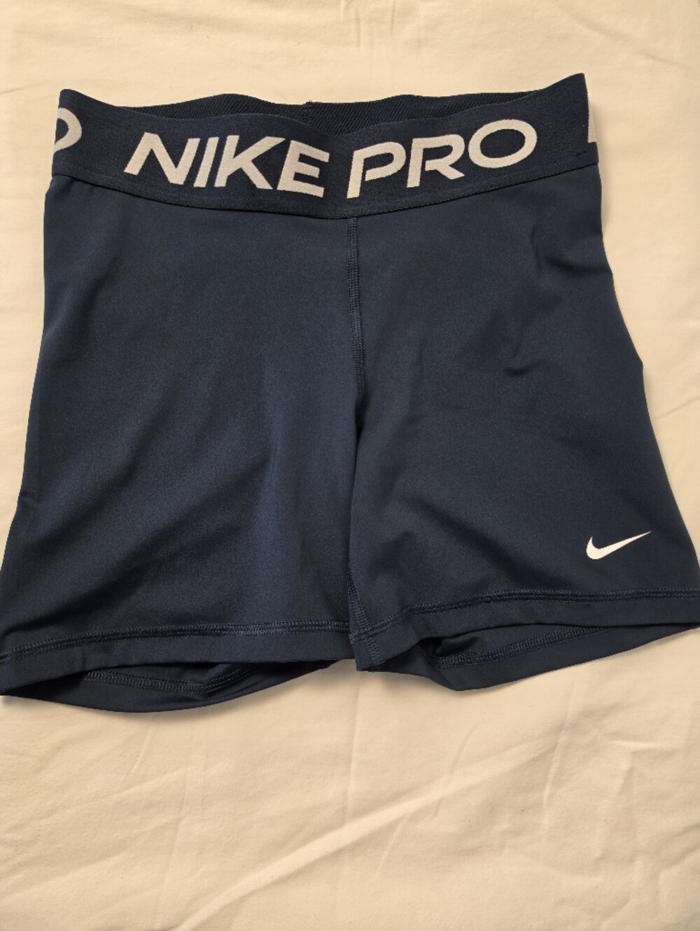 Nike Pro 3" Compression Shorts Navy Blue Size S Excellent Condition